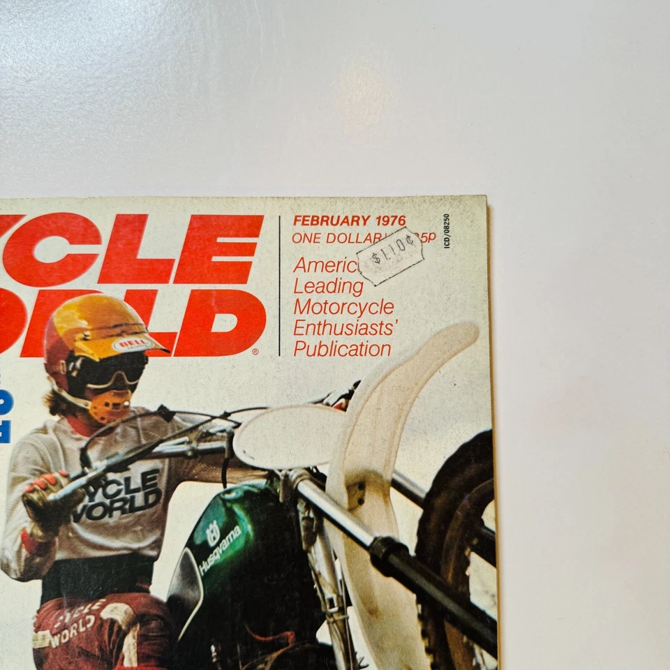 Revista de motocicletas Cycle World Australia febrero 1976 Foto 2 de 4