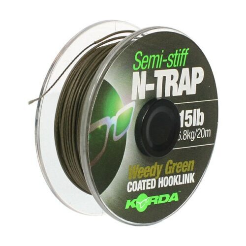 Korda N-Trap SEMI-STIFF Coated Braid Hooklink All Sizes & Colours - Picture 15 of 18