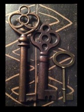 Steampunk Skeleton Keys Lot