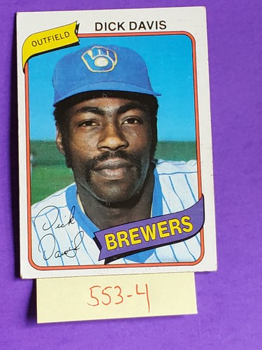 1980 TOPPS BASEBALL TRADING CARDS 541-726 YOU PICK FREE SHIPPING 50% 2 OR MORE - 第 14/229 張圖片