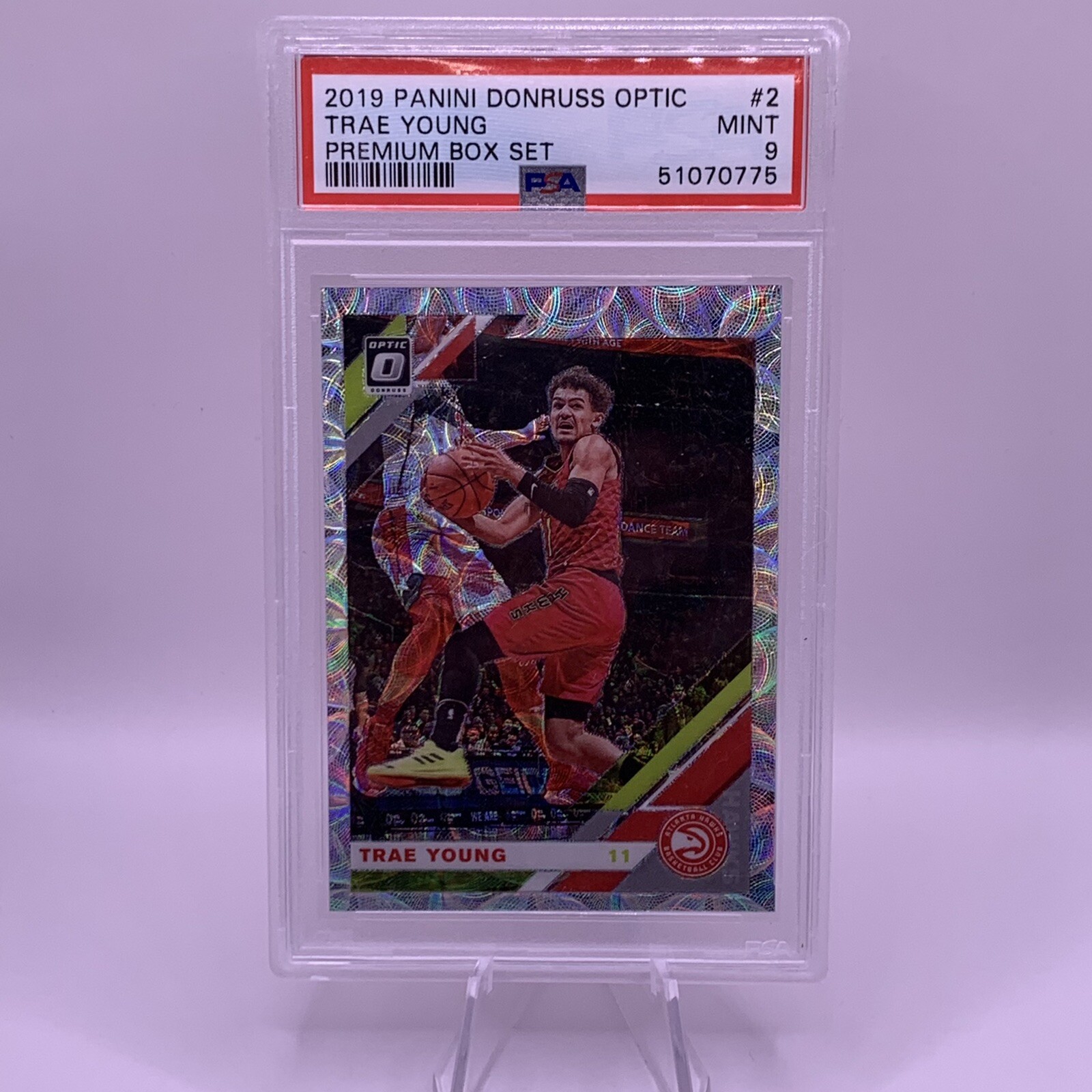TRAE YOUNG 2019 Panini Donruss Optic #2 PREMIUM BOX SET /249 Mint PSA 9 2nd Year