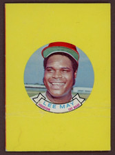 1973 Topps Candy Lid Proof Lee May Houston Astros