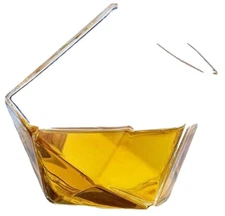 Dragon glassware diamond shot glass set of 2