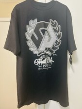 VTG Southpole Shirt Mens Large Black Embellished Logo Y2K Hip Hop Made In USA