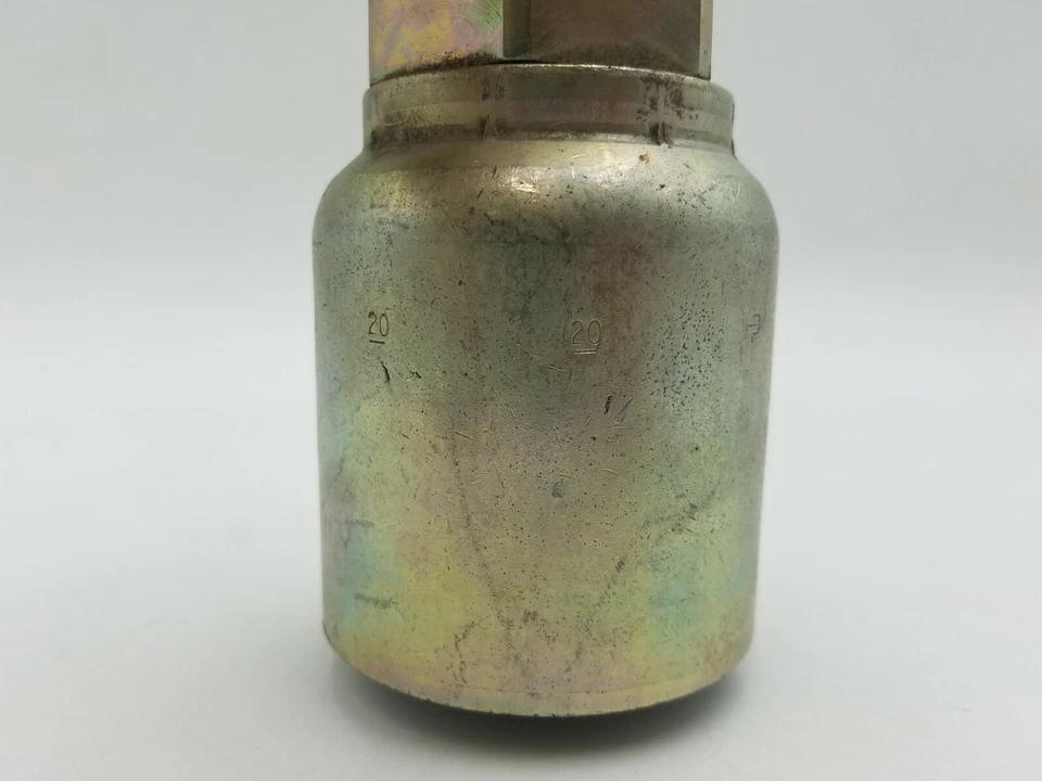 Parker 10178-20-20 Hydraulic Hose Fitting 1-1/4" NPTF 1-1/4" Hose Steel Straight - Image 4 of 4