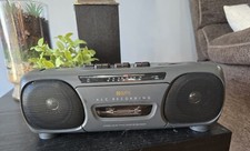 Vintage GPX C820 AM/FM Portable Radio Stereo Cassette Player Recorder Black