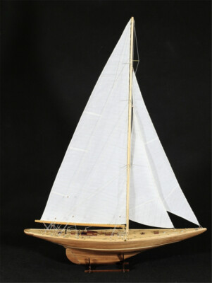 Endeavour America s Cup J Class Yacht 1:80 Wood Model Ship Kit 18'' Boat Sailboat