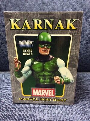 MARVEL MINI-BUST KARNAK *RANDY BOWEN DESIGNS *LIMITED EDITION 1553/3000