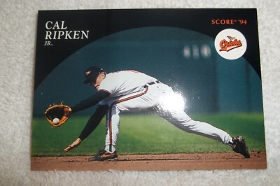 1994 Score Pinnacle Gold Glover Cal Ripken Jr #9