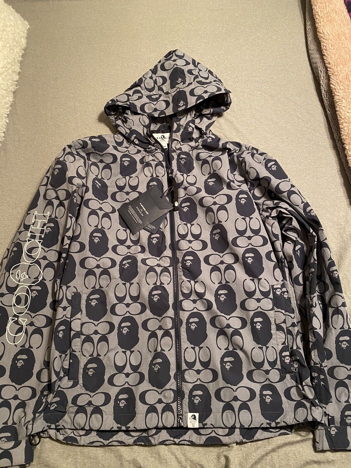 Coach x Bape (Bathing Ape) Windbreaker Size L