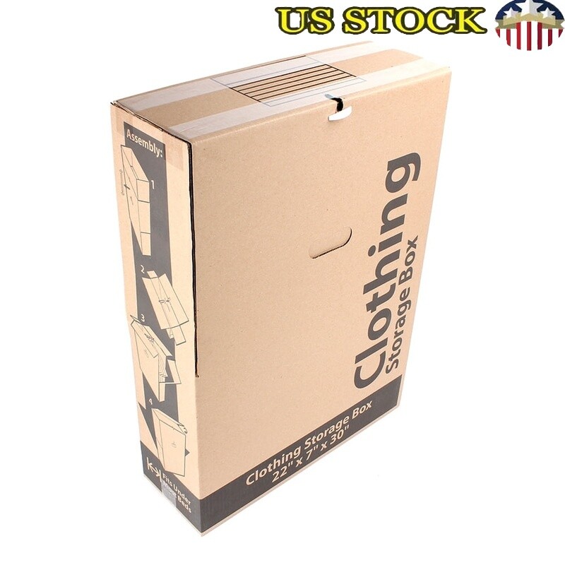 6-Pack Recycled Fabric Storage Bins with Handles Stackable Easy Assembly