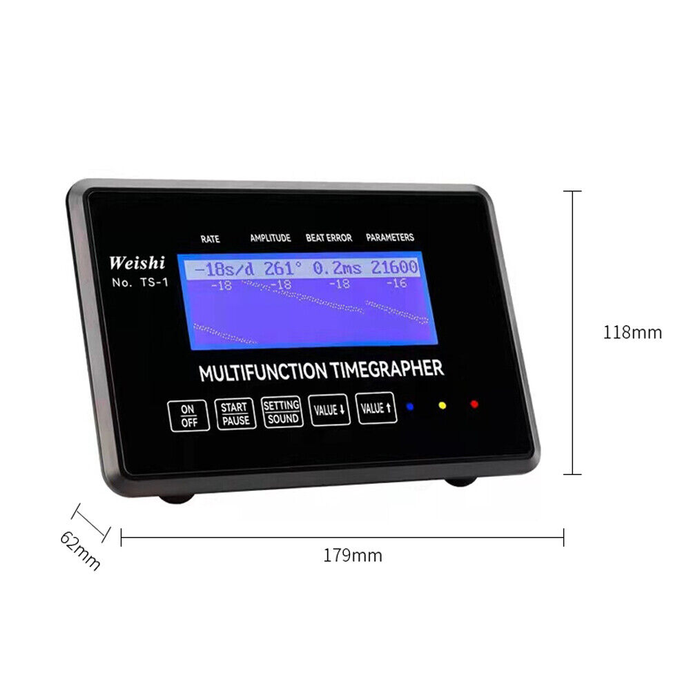 WeiShi 100~240V Mechanical Watch Timegrapher Rate Deviation Amplitude M6A0