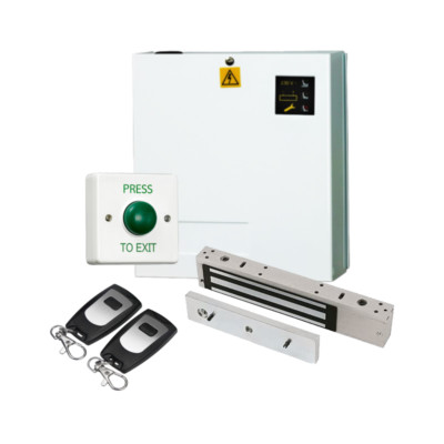 Simple Maglock Türeingang Kit, Netzteil Schloss Timer 2 Radio Ausgang Schalter Schlüsselanhänger