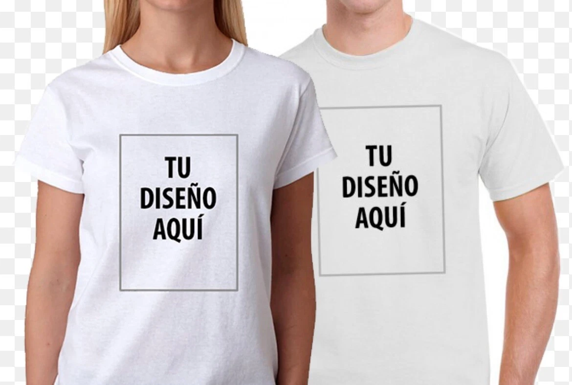 Playeras Personalizadas Para Hombre Y Mujer En Diferentes Medidas