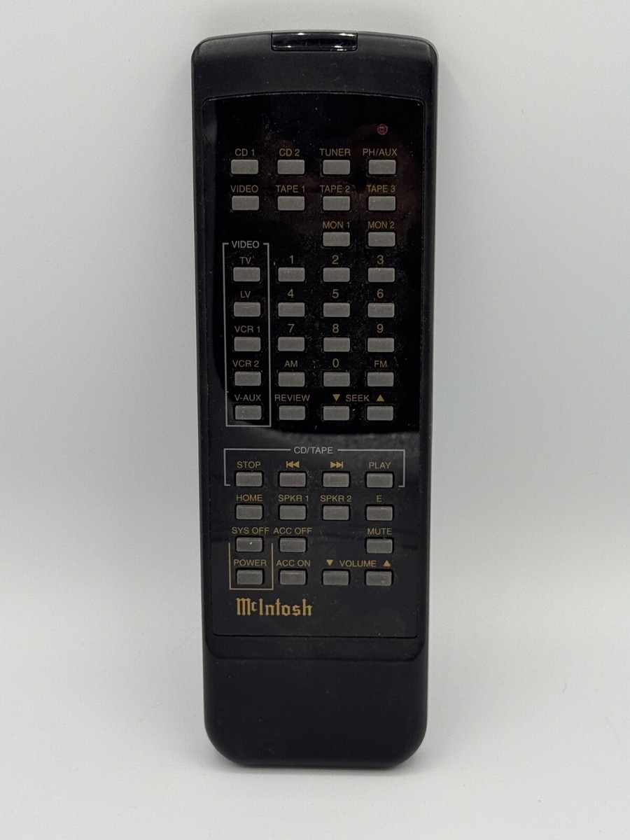 マッキントシュ　McIntosh リモコン　hrl042 ♯16 動作確認済 MCINTOSH REMOTE CONTROLS - ORIGINAL | eBay