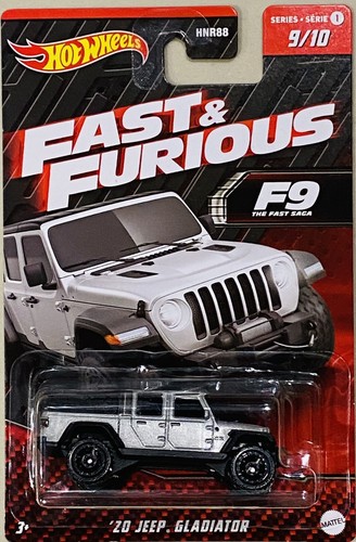 Hot Wheels Fast & Furious #9 F9 The Fast SAGA ‘20 Jeep Gladiator Silver 2023 New