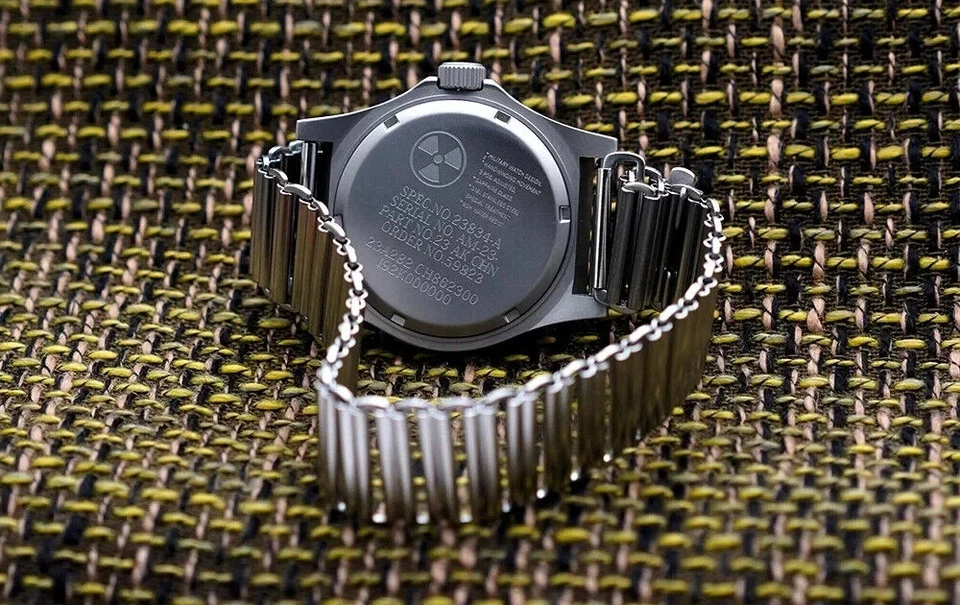 18-20mm Bonklip Bamboo Style Stainless Steel Watch Bracelet - Image 2 of 4