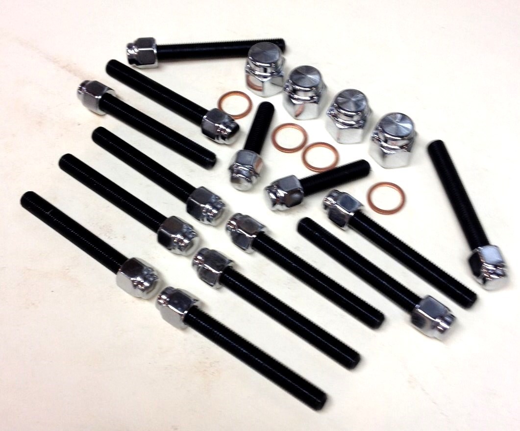 HARLEY SPORTSTER IRONHEAD ROCKER BOX CHROME FLAT CAP NUTS BOLTS chopper top hat eBay