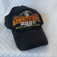 Vintage Bike Week 2001 Daytona Beach 61st Annual Trucker Snapback Cap