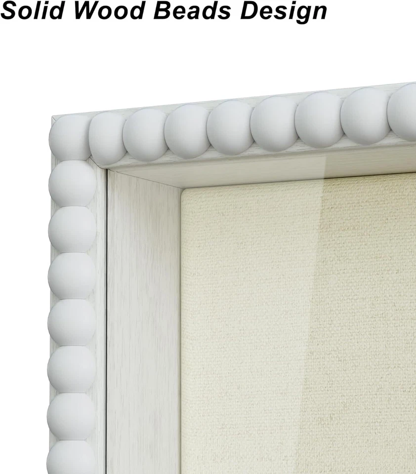 Shadow Box Frame 11x14, Deep Large Shadow Box Wood Bead Border NIB - Image 4 of 4