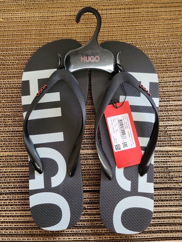 Hugo Boss On Fire Flip Flop Black Men's 