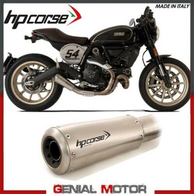 Auspuff Hp Corse Gp07 Ghiera Satin Ducati Scrambler 800 2015 15