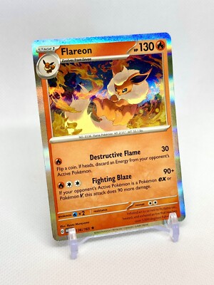 Pokemon TCG 151 Flareon 136/165 Holo Rare NM/M- US SELLER 🇺🇸 | eBay