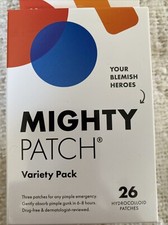 Mighty Patch  Variety Hydrocolloid Acne Pimple Patches 26pc 14 Retail