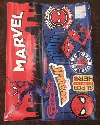 Autocollant Mural Géant Marvel Spider-Man Fathead – 38x40 Pouces – Décalcomanie Neuf Pour Chambre, Bureau