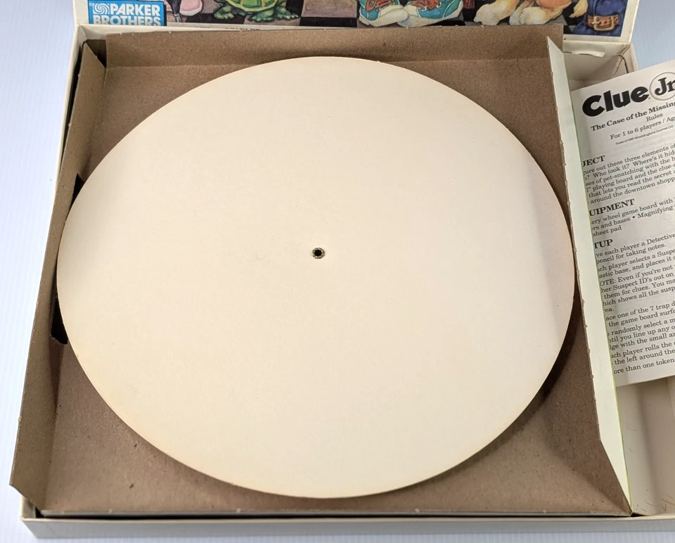 Juego de Mesa Parker Brothers Clue Jr. 1989 Completo Probado De Colección Foto 4 de 4