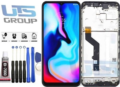 Für Motorola Moto E7 Plus XT2081 LCD Bildschirm Display Touchscreen Rahmen