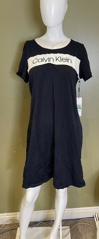 calvin klein cotton shirt dress Calvin Klein Jeans Yarndye Cotton Poplin Shirtdress ? XS