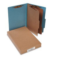 Acco Pressboard 25-pt Classification Folders Legal 6-section Sky Blue 10/box on sale Acco Pressboard 25-pt Classification Folders Legal 6-section Sky Blue 10/box on sale