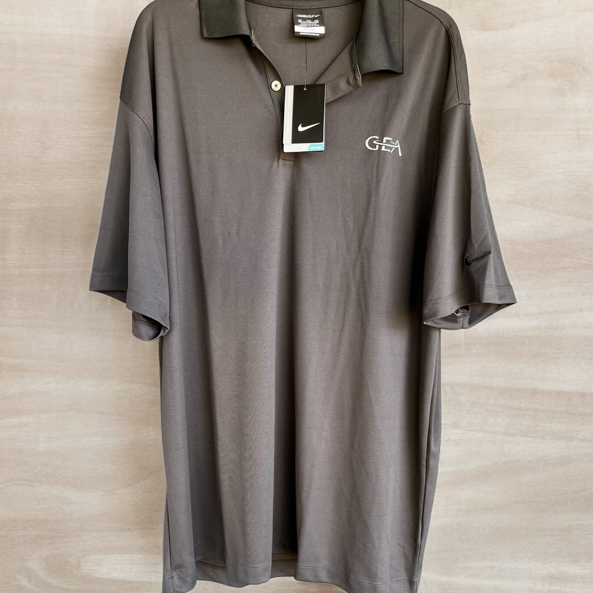 Nike Short Sleeve Dri-Fit Stay Cool Dark Gray Men's Polo Golf