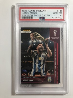 2022 Panini Instant Lionel Messi 118 FIFA World Cup Qatar /22081 