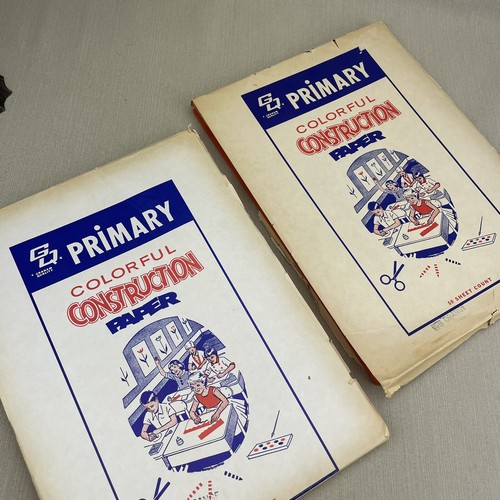 2 Packungen Primär Vintage Baupapier ~ A-8 orange ~ Graham Qualität - Bild 3 von 11