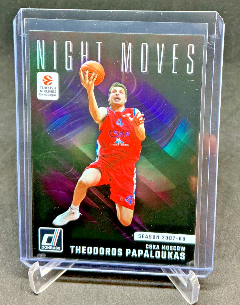 2024/25 Donruss Basketball Euroleague Night Moves THEODOROS PAPALOUKAS Case Hit