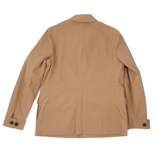 Drumohr Tan Twill Cotton-Blend Field Jacket M (Eu 50) NWT image 6