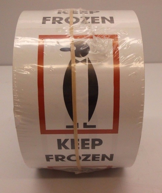 KEEP FROZEN Shipping Labels Paper 4 In. H PK500 (E17S) eBay