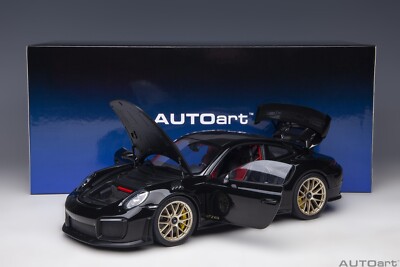 1:18 Autoart Porsche 911 GT2 RS 991.2  #78186 schwarz  by RACEFACE-MODELCARS