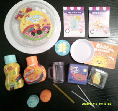 NEW Toy maker show make it mini food LEMON PINEAPPLE JUICE & FRUIT CREAM TOAST