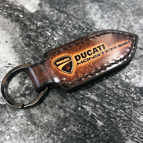 Handmade Ducati monster 821 leather keychain. 1EA - Picture 5 of 8
