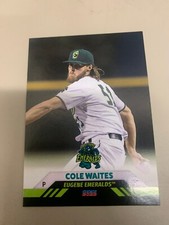 Cole Waites Card 2022 Eugene Emeralds Team Card