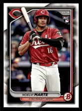 2024 Bowman #80 Noelvi Marte Rookie Card Cincinnati Reds