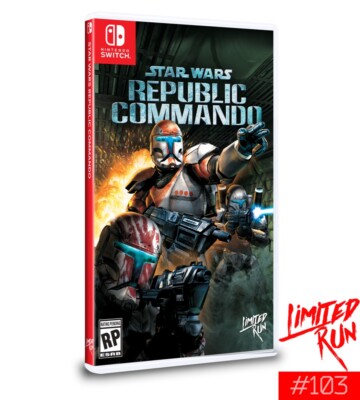 Limited Run Games #103 Star Wars Republic Commando Nintendo Switch With Card New