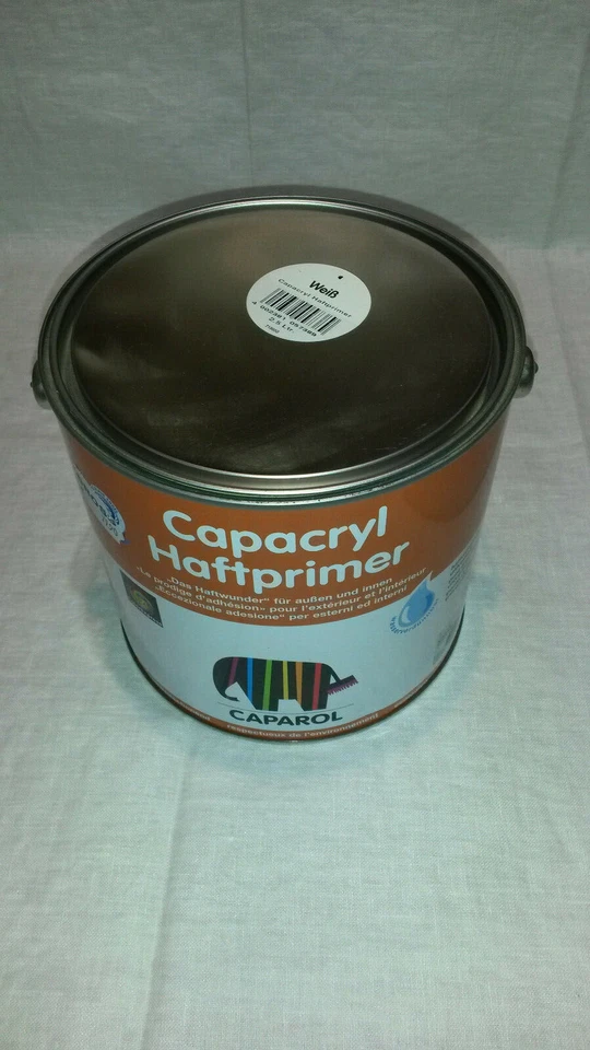Caparol Capacryl Haftprimer Weiß Grundierung Allgrund Profilack 0,375/0,75/2,5L
