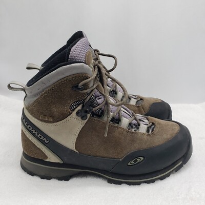 SALOMON GORE-TEX Women's Hiking Trail Boots Size Contagrip Soles