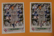 Seiya Suzuki 2022 Topps Holiday SP Base & Candy Cane Variation HW177 Chicago Cub