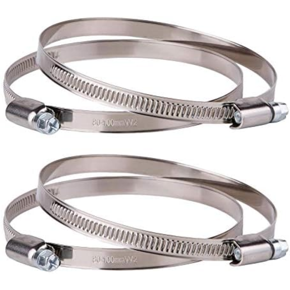 Specialist 4 fascette stringitubo regolabili in acciaio inox con ingranaggio a v