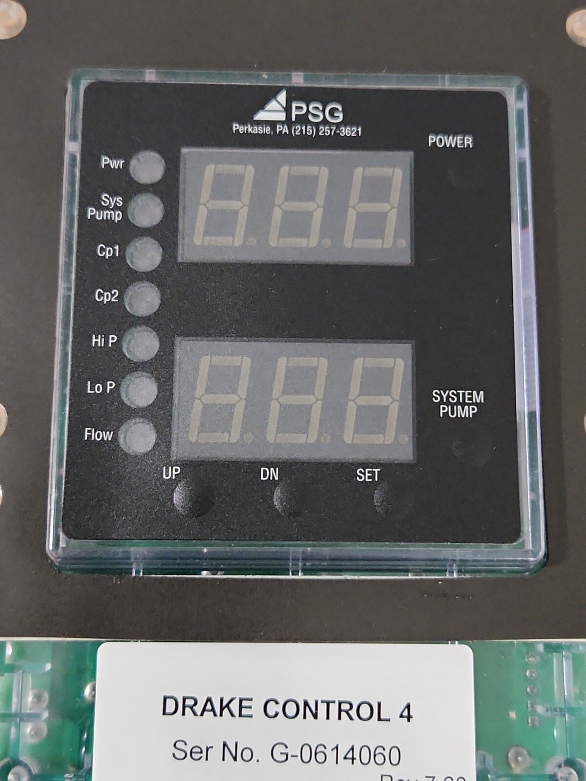 Drake Control 4 P/N 510383 Chiller Controller W/ Display PSG for sale